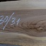 Europ. Walnut, approx. 1300 x 310/300/350 x 50 mm, 13802