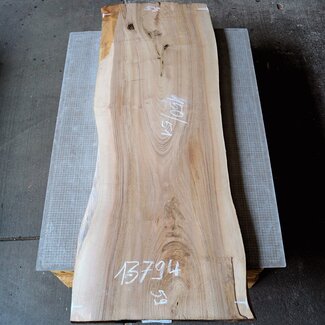 Europ. Walnut, approx. 1500 x 510/530/590 x 50 mm, 13794