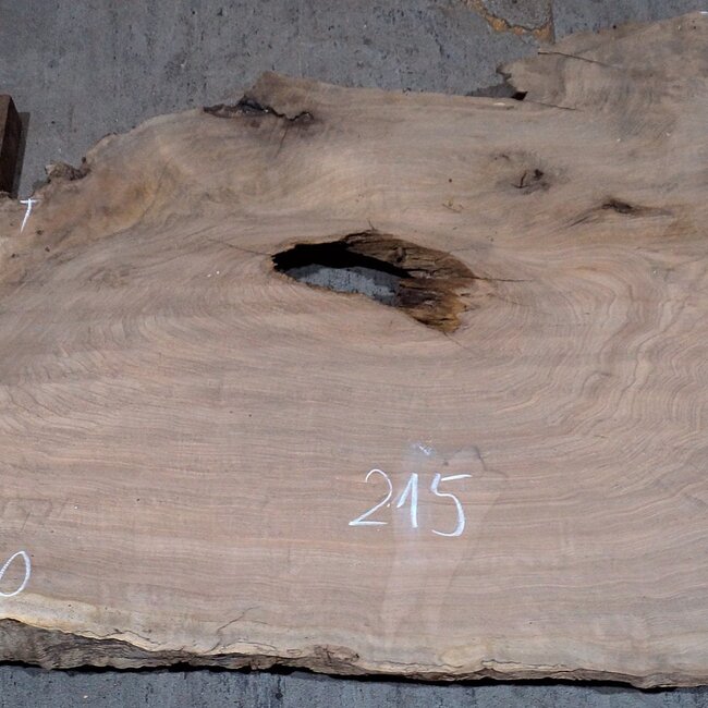 Caucasian Walnut, table top, approx. 2150 x 1160 x 45 mm, 13821