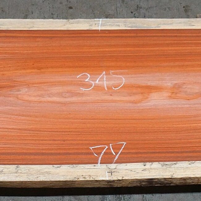 Padouk, approx. 3150 x 770 x 47-50 mm, 13825