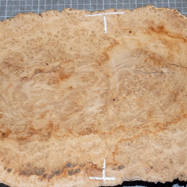Ash burl, approx. 570 x 230 x 60mm, 3,9kg