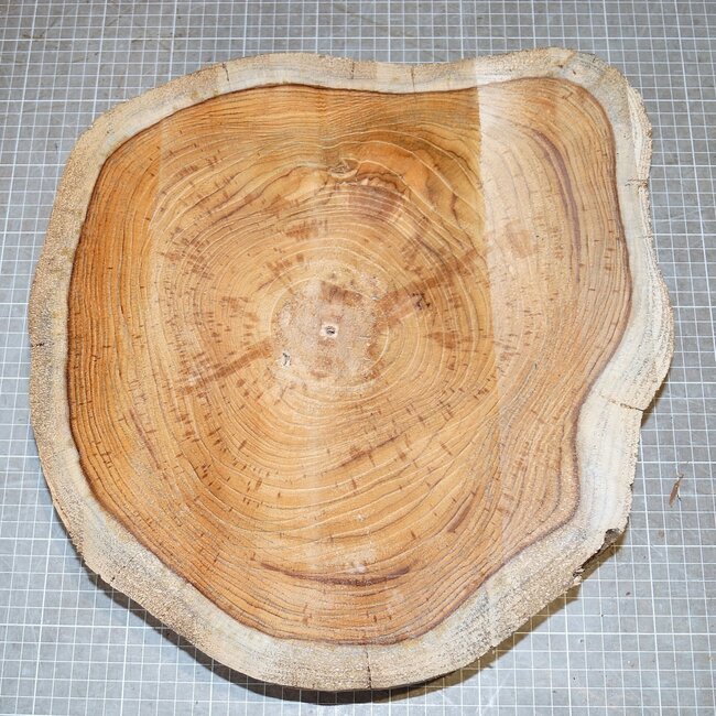 Teak (Plantation), approx. 350 x 320 x 82mm, 5,7kg