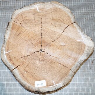 Teak (Plantation), approx. 340 x 305 x 84mm, 4,4kg
