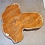 Teak (Plantation), approx. 560 x 530 x 85-90mm, 12,1kg