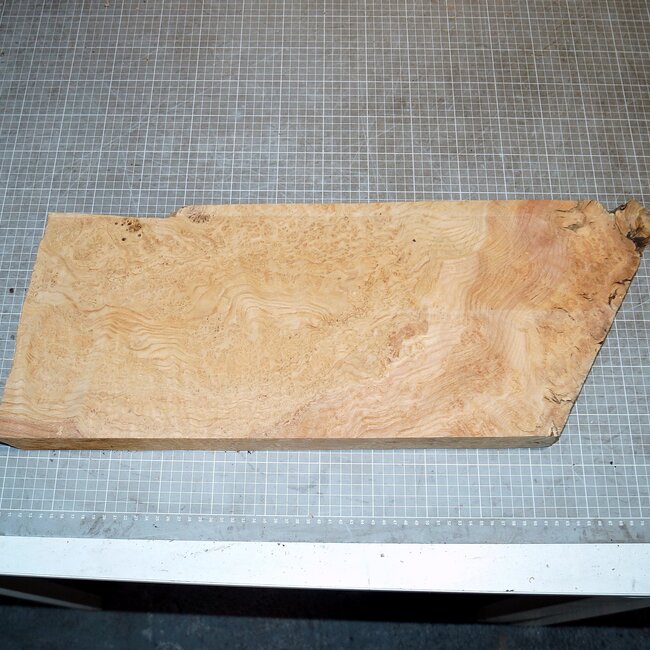 Eiche Maser, ca. 610-510 x 230 x 45mm, 4,2kg