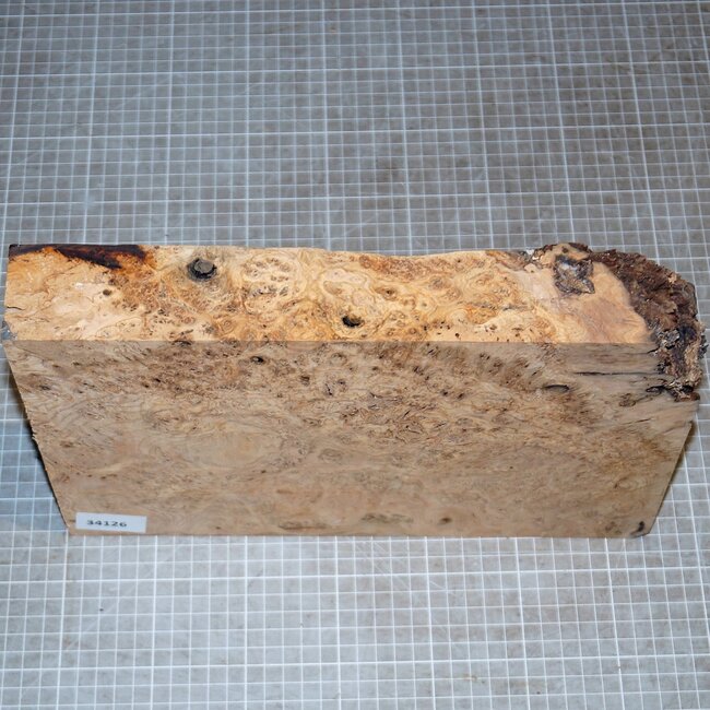 Eiche Maser, ca. 320 x 220 x 55mm, 2,3kg