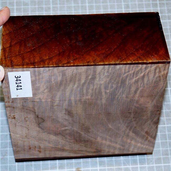 Caucasian Walnut Ripple, approx. 165 x 160 x 75mm, 1,4kg