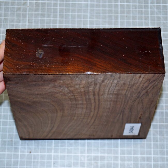 Caucasian Walnut Ripple, approx. 185 x 180 x 65mm, 1,3kg