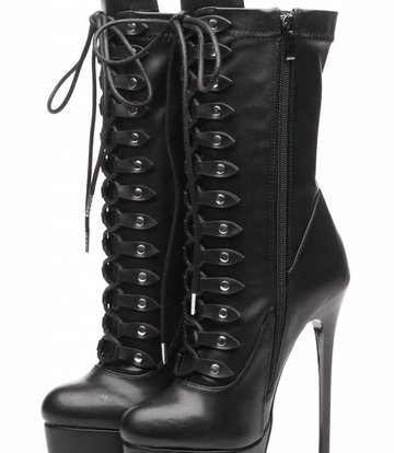 Giaro Schwarze Schnürstiefelette "Galana MIATLA"