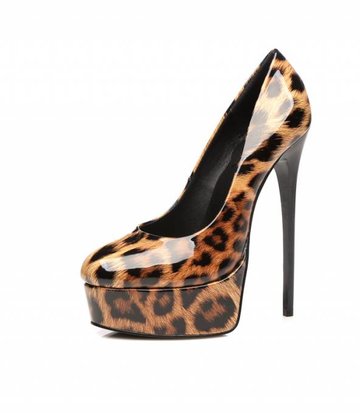 Giaro Luipaard Giaro "Galana" lak platforms pumps