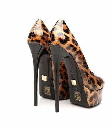 Giaro Luipaard Giaro "Galana" lak platforms pumps