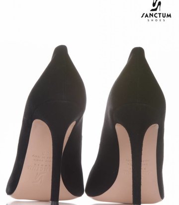 Sanctum Shoes Italian suede pumps with thin heels-OUTLET