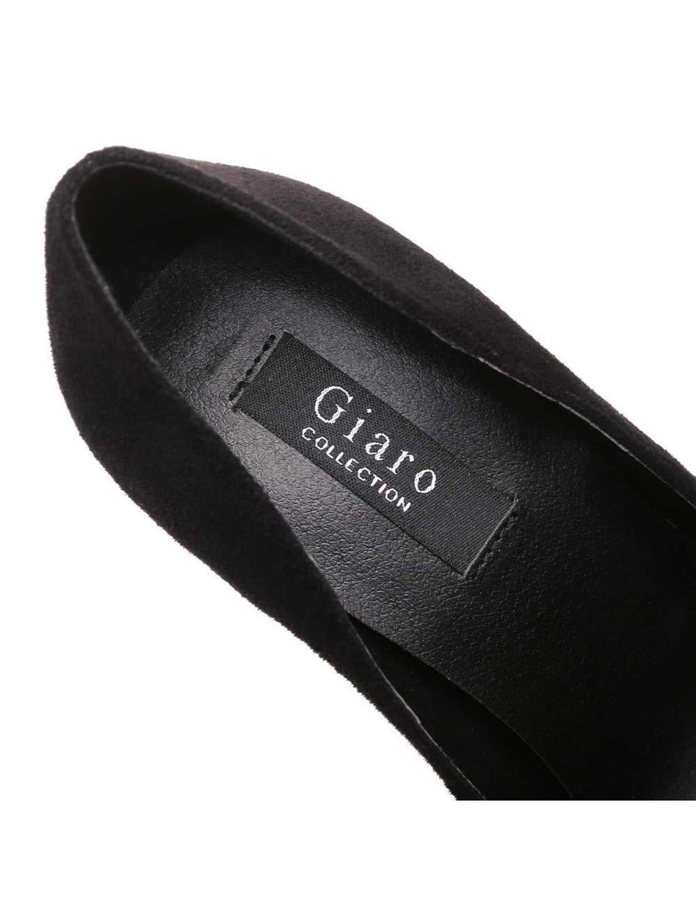 Giaro Black velour Giaro "Destroyer" platform pumps with high thick heels
