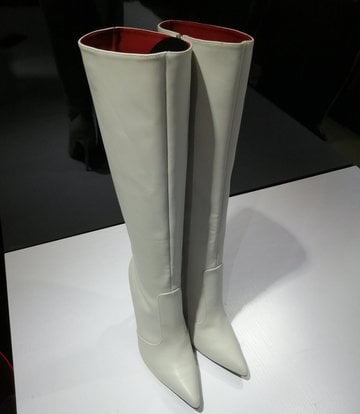 Giaro ZIRA | LIGHT GREY | KNEE BOOTS | Italian Style