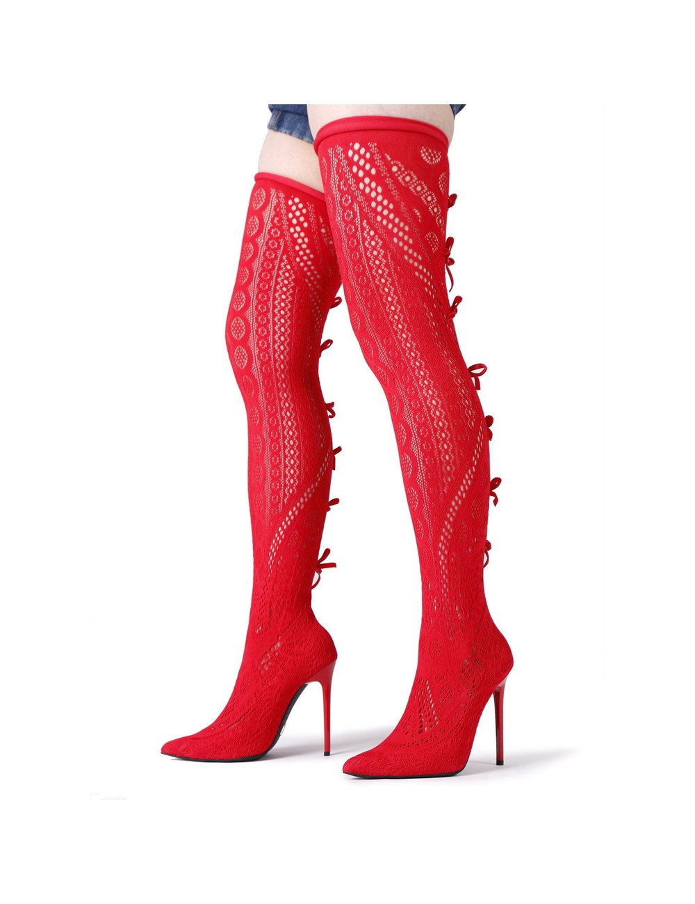 Giaro SARAFINA | RED  | THIGH BOOTS | Italian Style