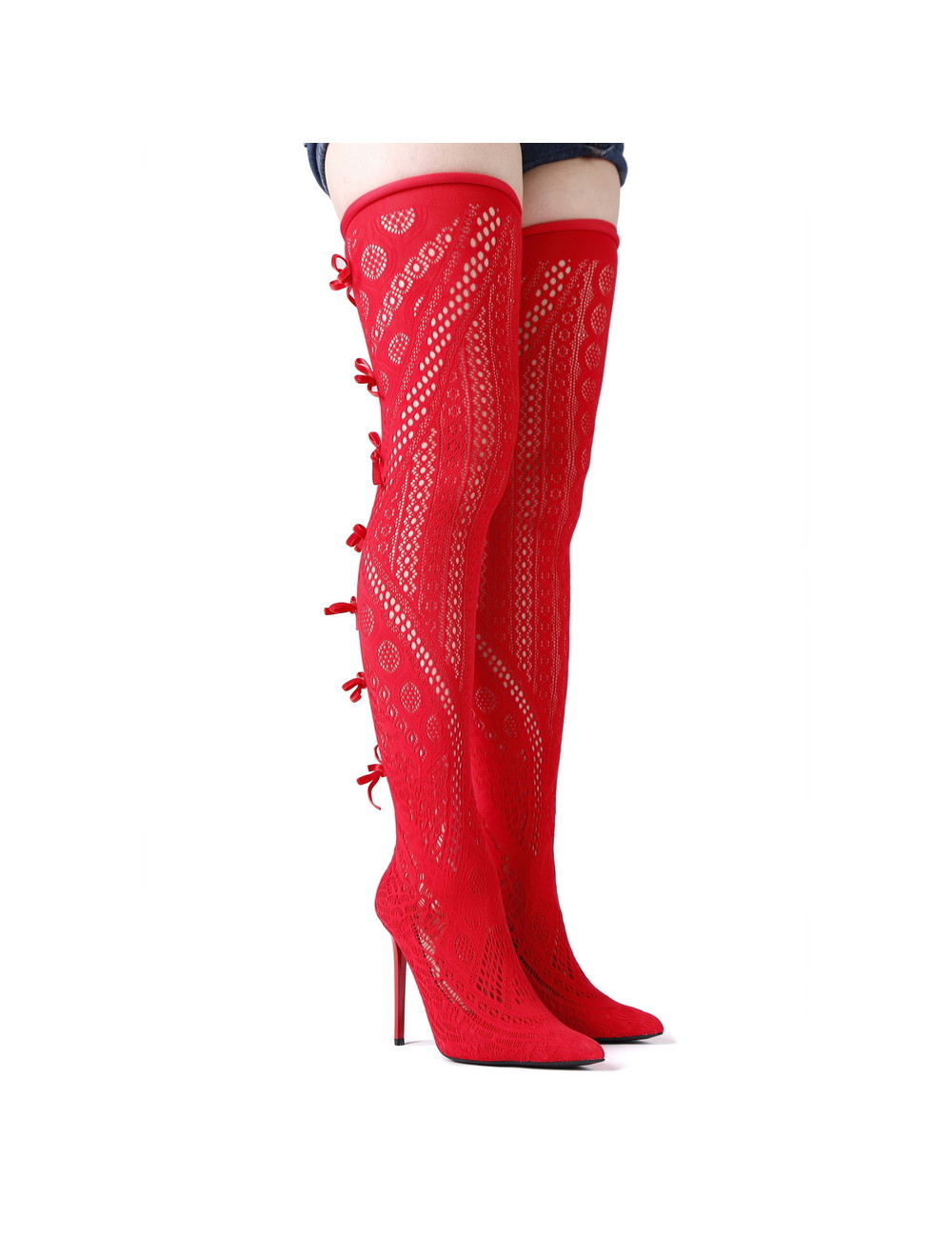 Giaro SARAFINA | RED  | THIGH BOOTS | Italian Style