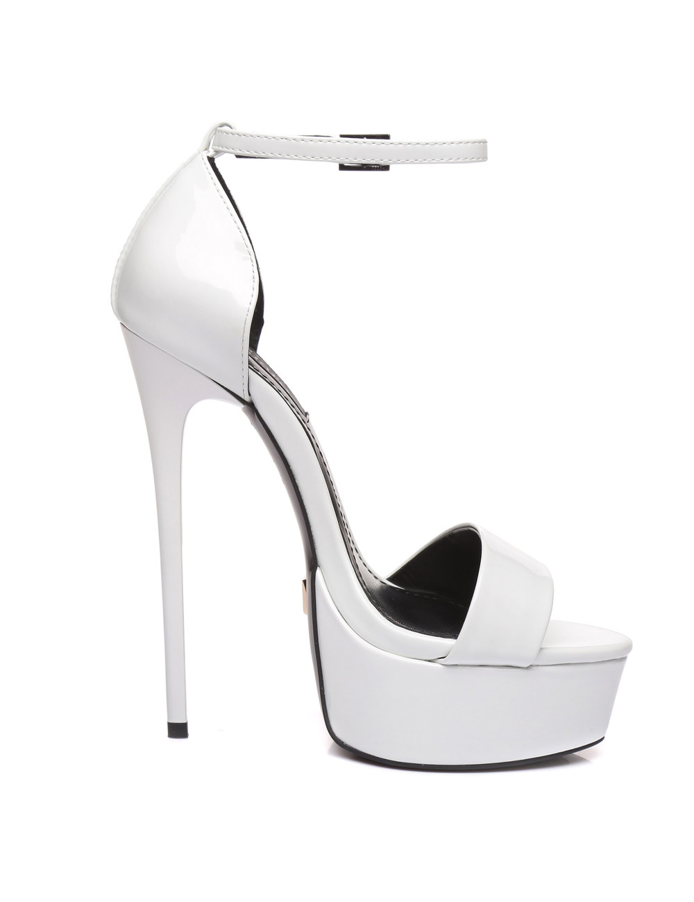 Giaro White shiny Giaro "Galana" sandals