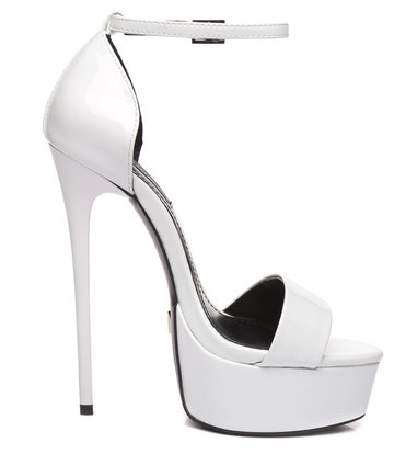 Giaro White shiny Giaro "Galana" sandals