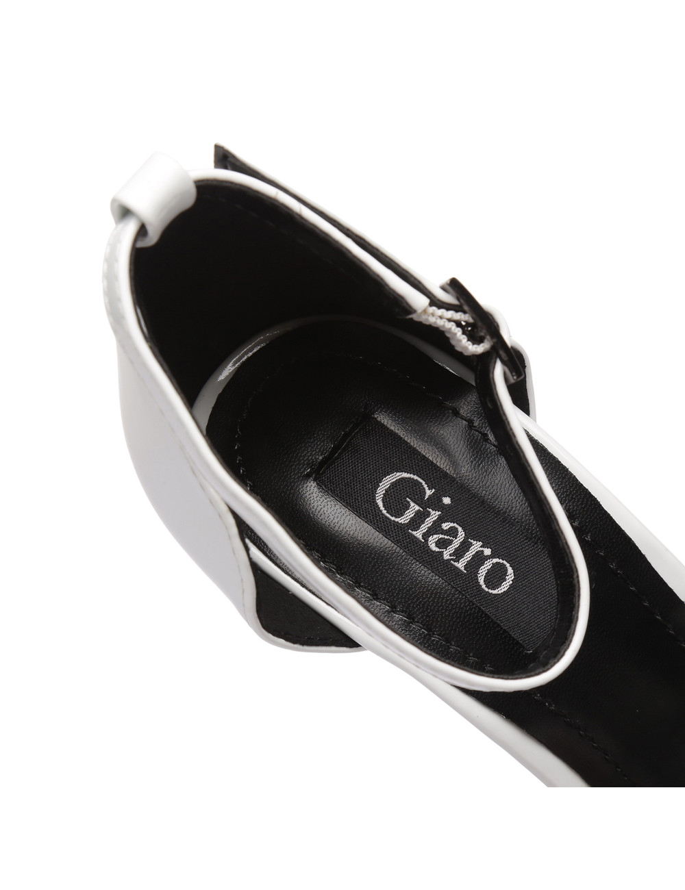 Giaro Weiß glänzende Giaro "Galana" Sandalen