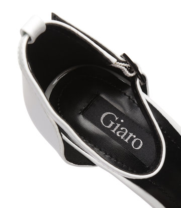 Giaro White shiny Giaro "Galana" sandals