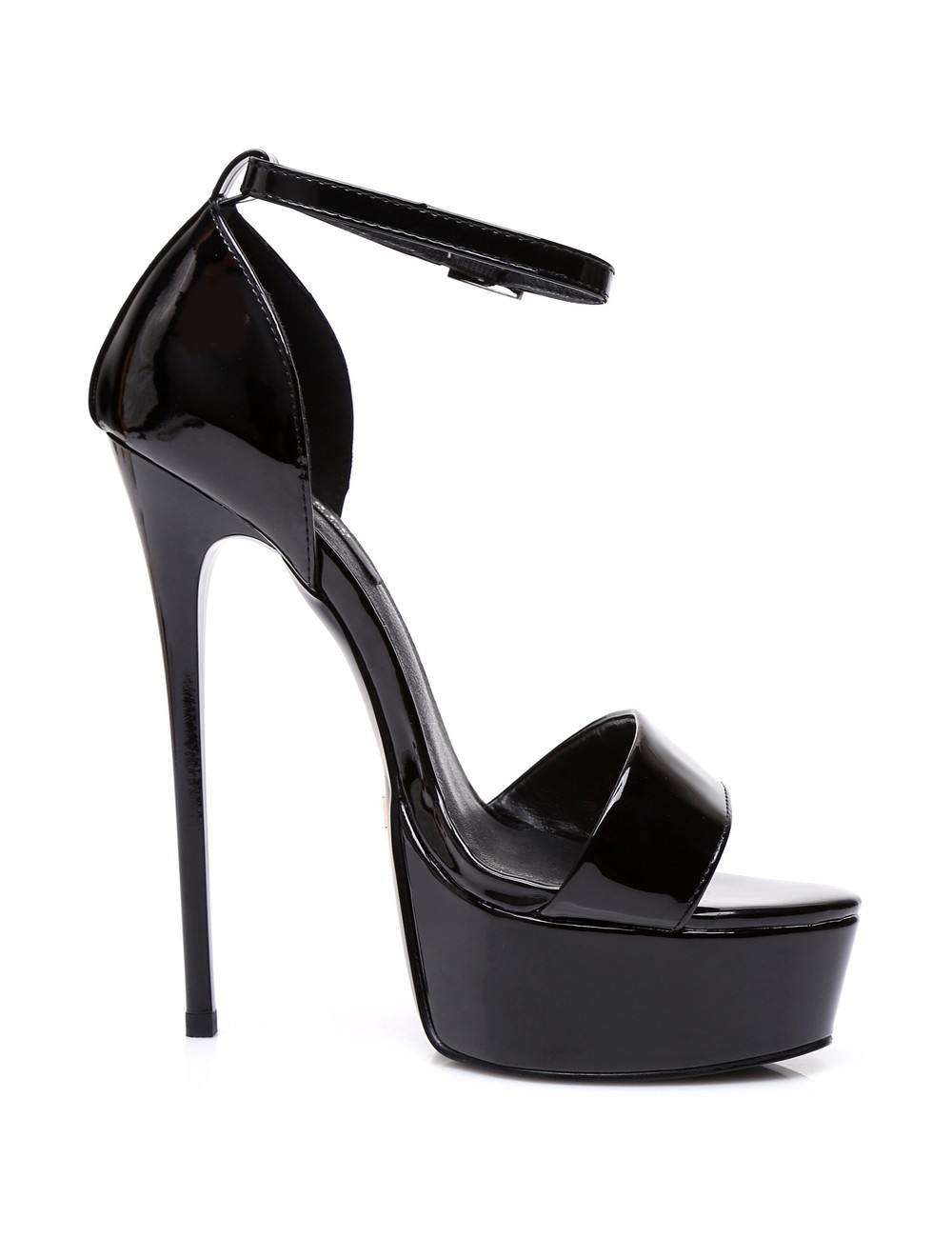 Giaro Black shiny Giaro "Galana" sandals