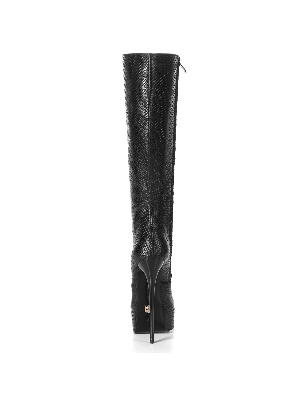 Giaro Black Snake skin Giaro ultra "Galana" knee boots