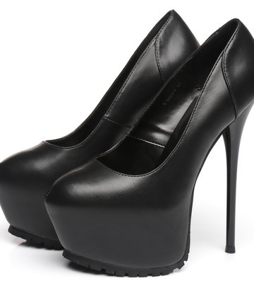 Giaro Black  Giaro "Profile" platform pumps