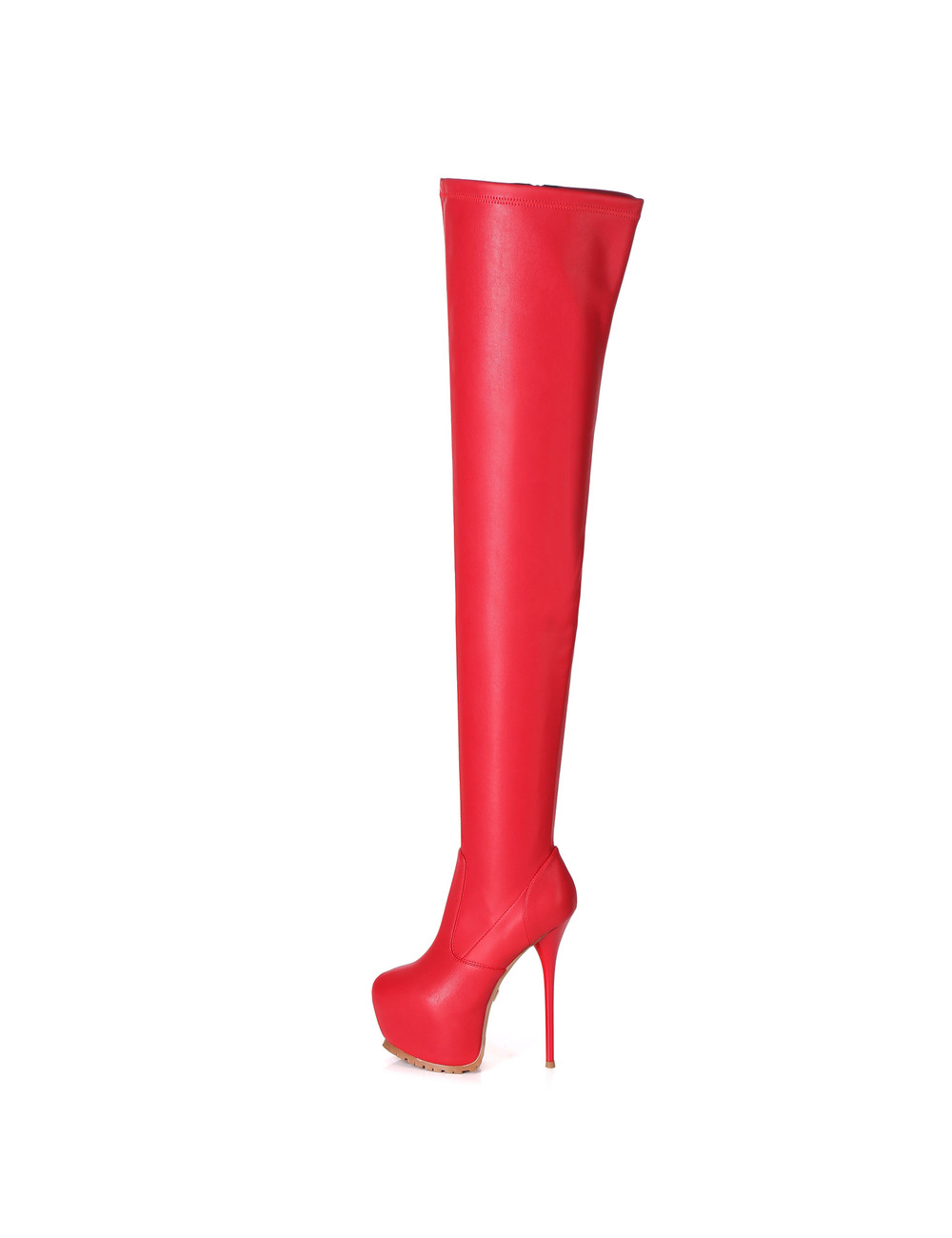 Giaro Giaro VIDA  red thigh boots profile soles