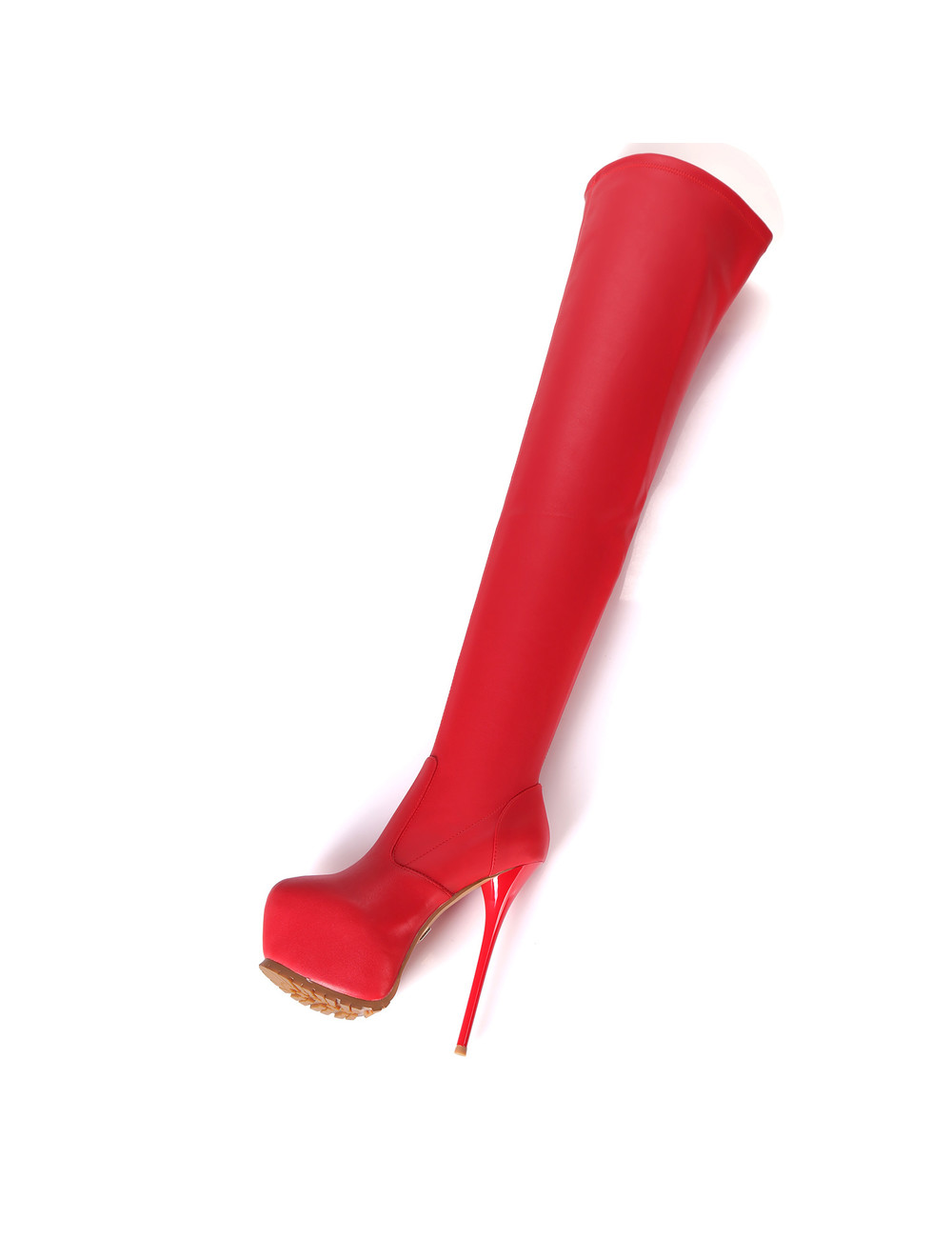 Giaro Giaro VIDA  red thigh boots profile soles