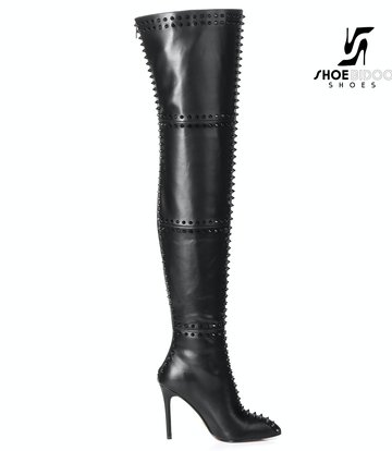 Giaro LUNA Overknee-Stiefel mit hohen Absätzen und vielen Nieten