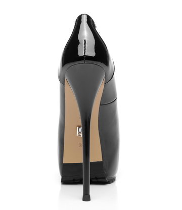 Giaro Zwart glanzende Giaro "Profile" plateau pumps