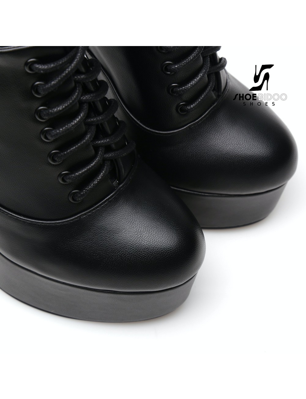 Giaro Black lace-up oxford pumps "Galana" style