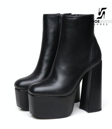 Ellie Tailor by Giaro Schwarze Stiefeletten mit dickem Absatz "Antonia" von Ellie