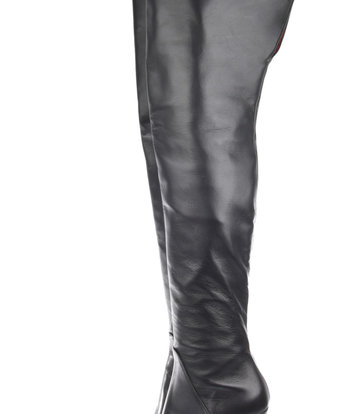 Sanctum Shoes Hoge Italiaanse dijlaarzen ISIS met platform hakken in echt leer