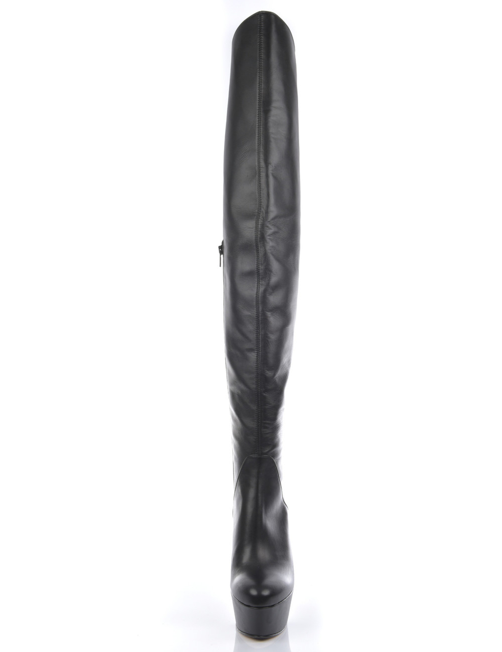 Sanctum Shoes Hoge Italiaanse dijlaarzen ISIS met platform hakken in echt leer