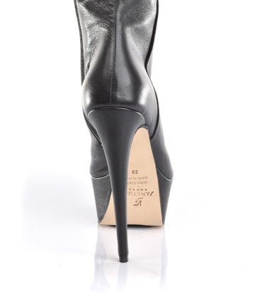 Sanctum High Italian crotch boots ISIS with platform heels in real leather