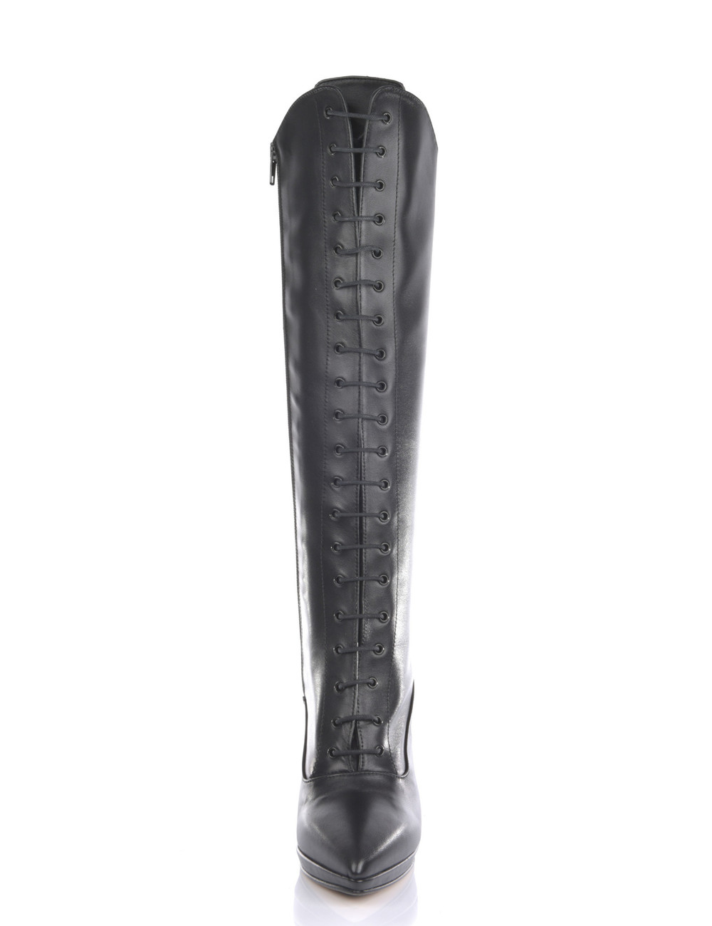 Sanctum Shoes High Italian lace-up knee boots JUNO with stiletto heels in genuine leather