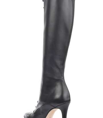Sanctum Shoes High Italian lace-up knee boots JUNO with stiletto heels in genuine leather
