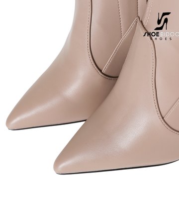 Giaro Giaro fashion thigh boots TRINKET in taupe matte