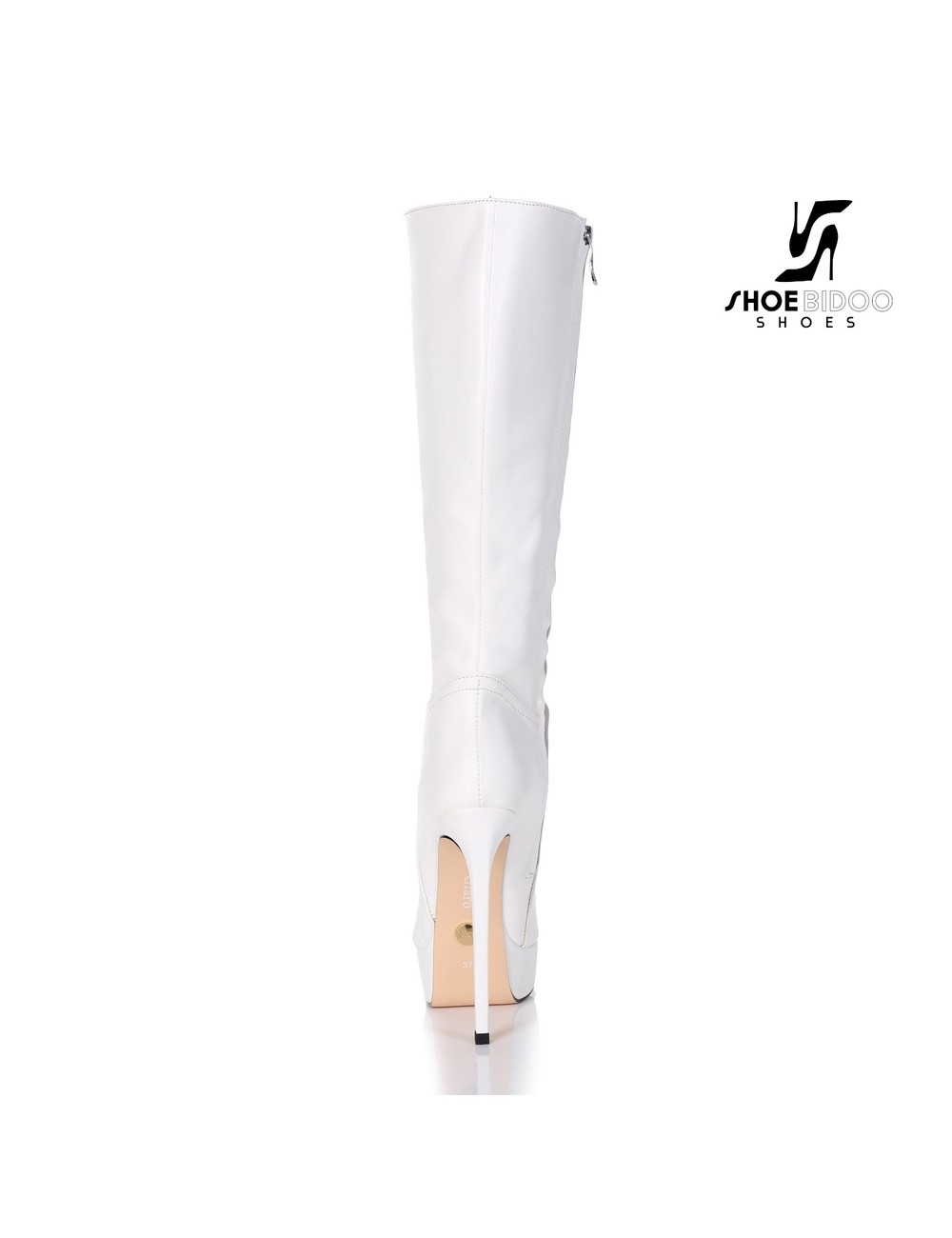 Giaro Giaro Platform knee boots SARAYA in white