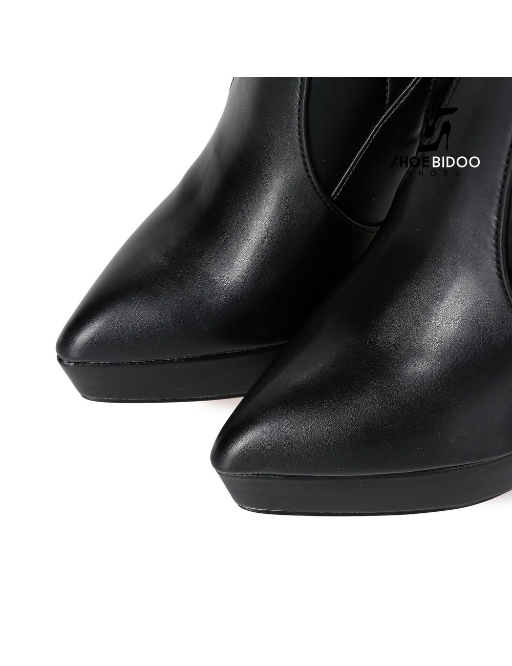 Giaro Giaro Platform thigh boots SPIRE in black