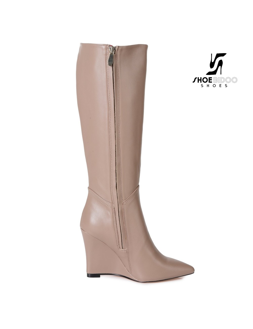 Giaro Giaro Kniestiefel mit Keilabsatz ELLA in Taupe