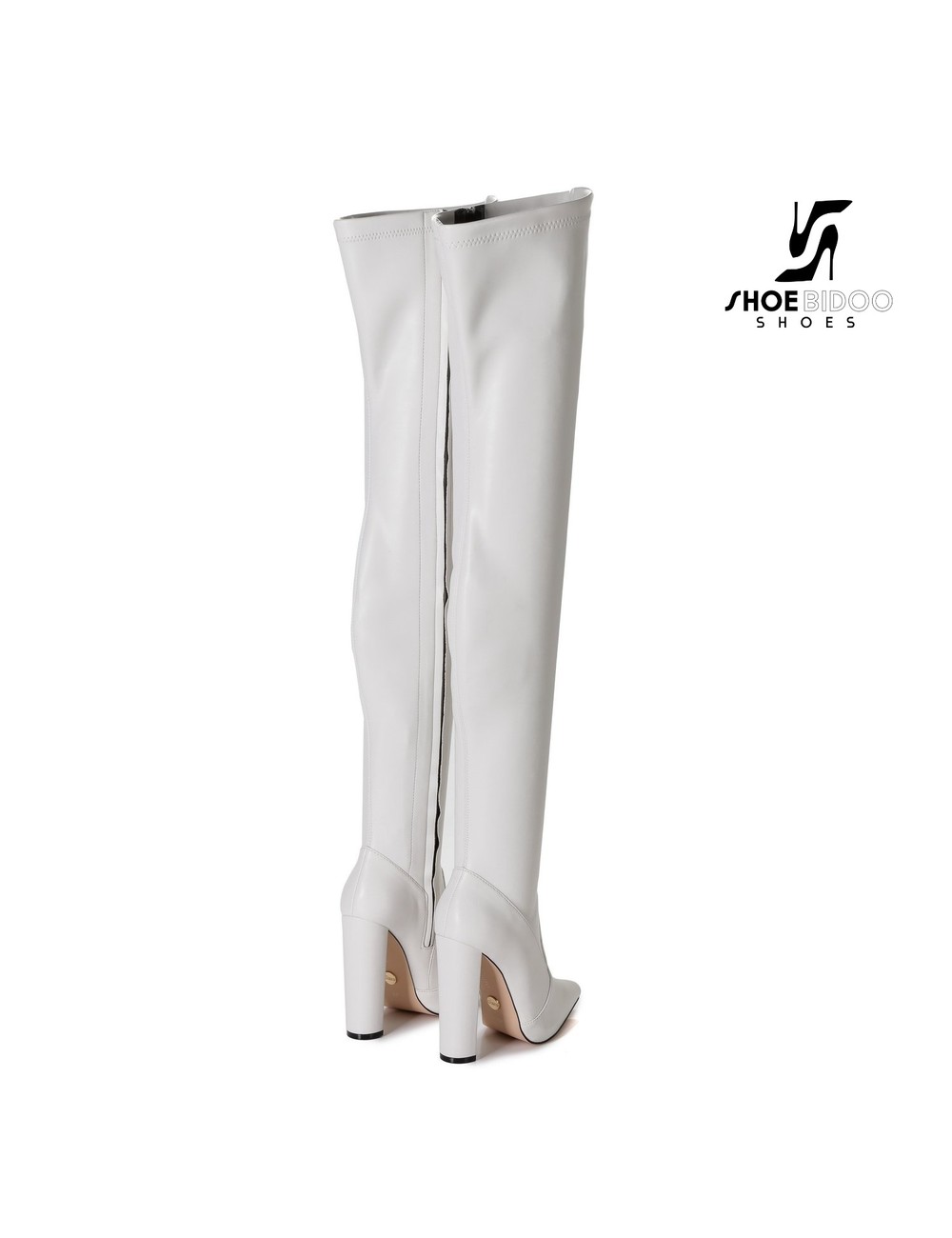 Giaro Giaro fashion thigh boots TRINKET in white matte