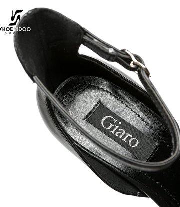 Giaro Zwarte Giaro MINA sandalen met hoge enkelriem