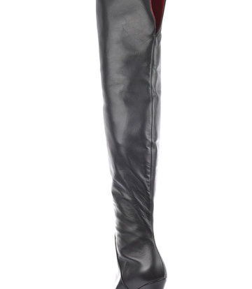 Sanctum Shoes Hoge Italiaanse dijlaarzen ISIS met platform hakken in echt leer