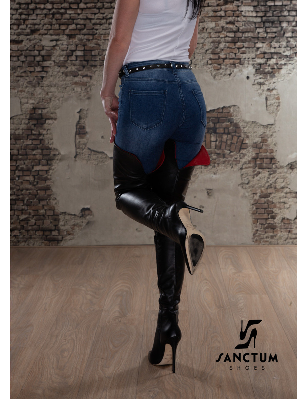 Dakraam bijvoeglijk naamwoord excelleren Olga in Italian leather knee boots - Shoebidoo Shoes | Giaro high heels