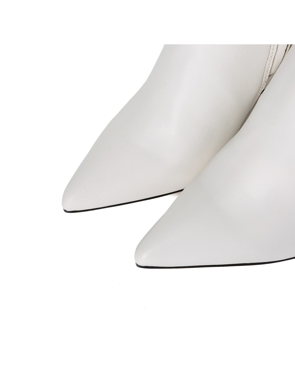 Giaro Giaro knee boots with wedge heel ELLA in White