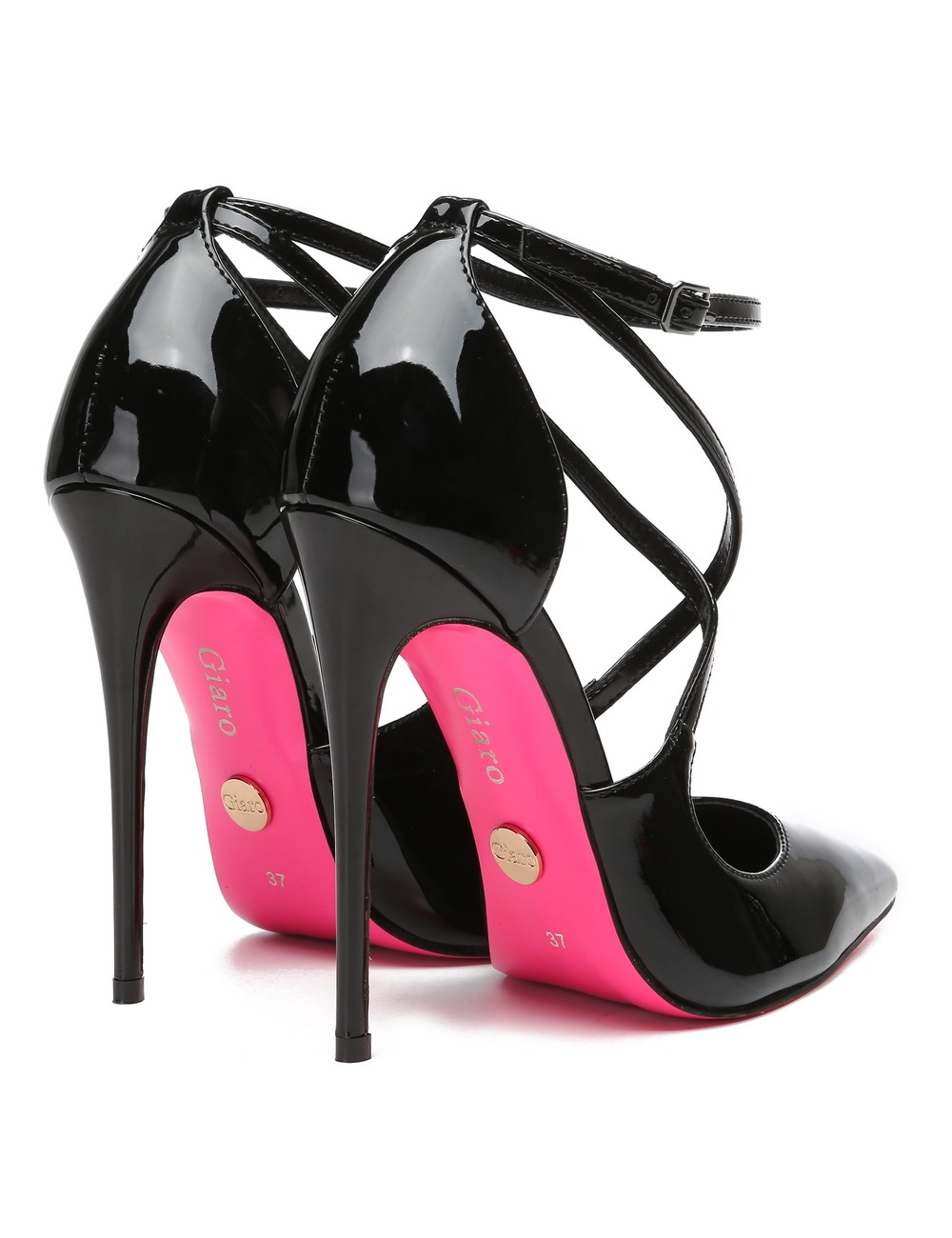 Giaro Giaro ZELAC BLACK SHINY PUMPS