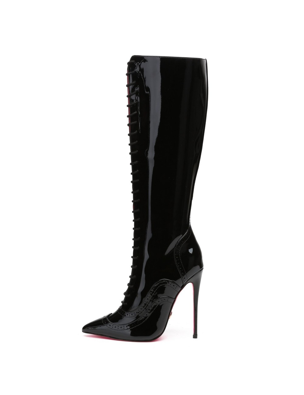 Giaro Giaro MILANA BLACK SHINY SCHNÜRSTIEFEL