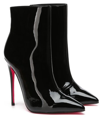 Giaro TALIA BLACK SHINY ANKLE BOOTS - Shoebidoo Shoes | Giaro high heels